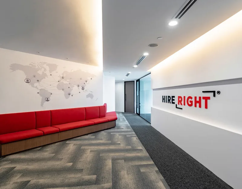 HireRight — Singapore workplace interior