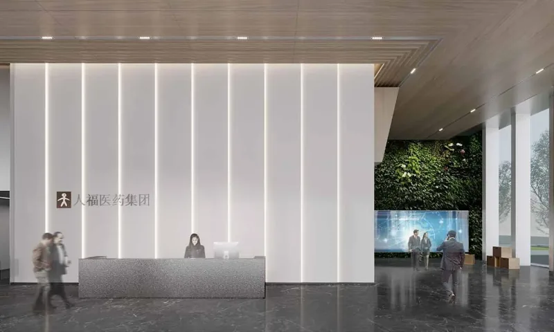 Optics Valley Biomedical Innovation Centre — Wuhan, China workplace interior