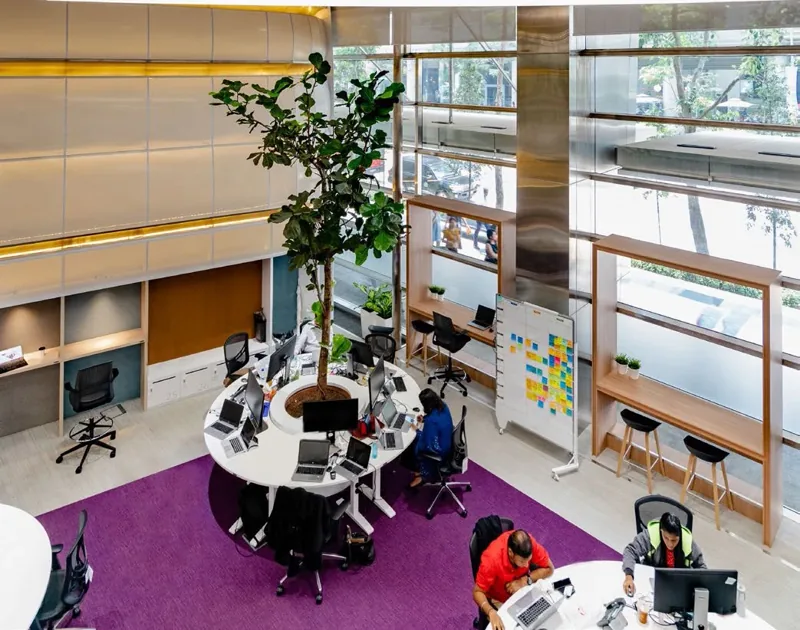 UOB SGX Workplace — Singapore workplace interior